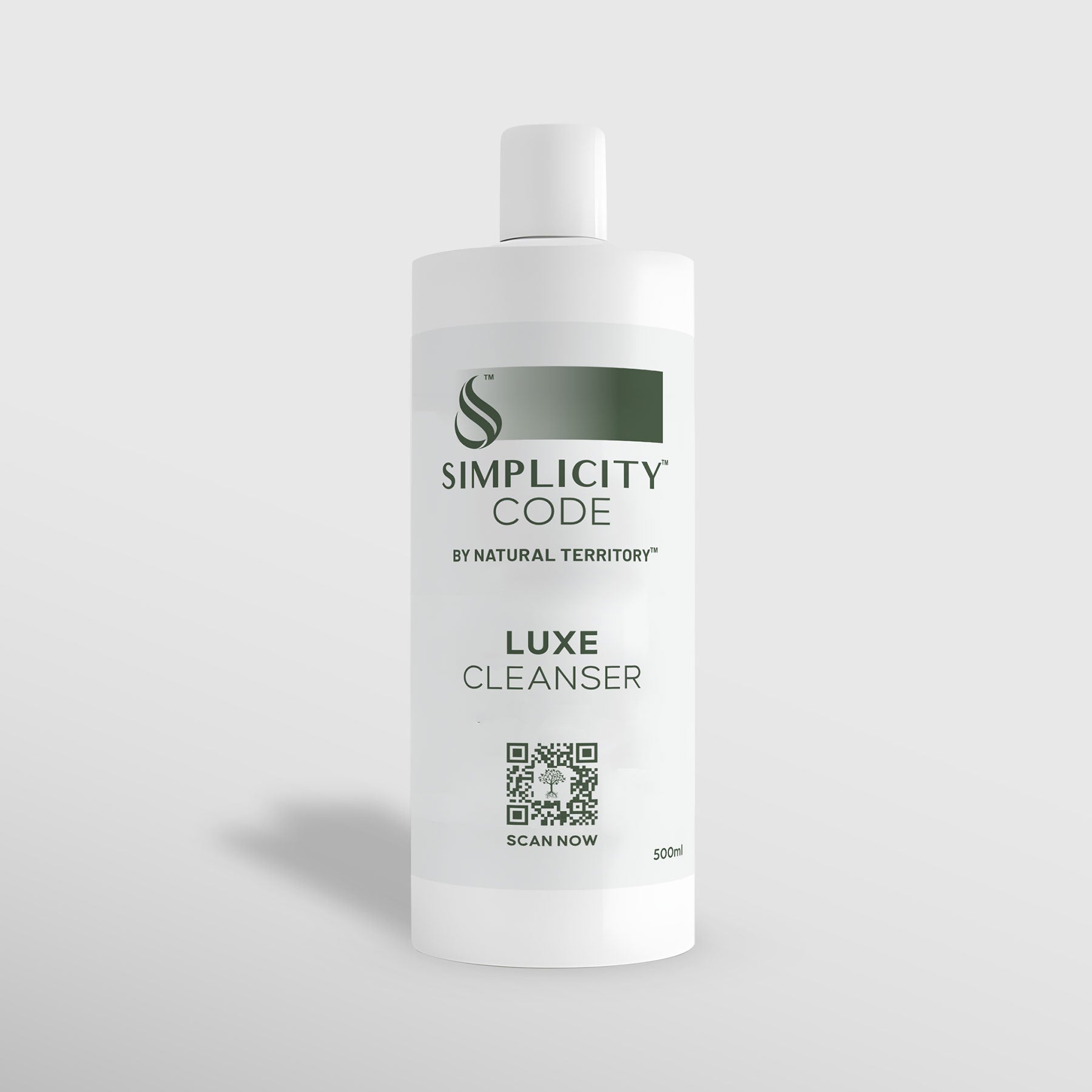 Simplicity Code Luxe Cleanser bottle 500ml